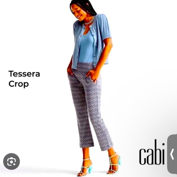 CAbi Pants - Cabi Tessera Crop #6268 Pants Size XSmall